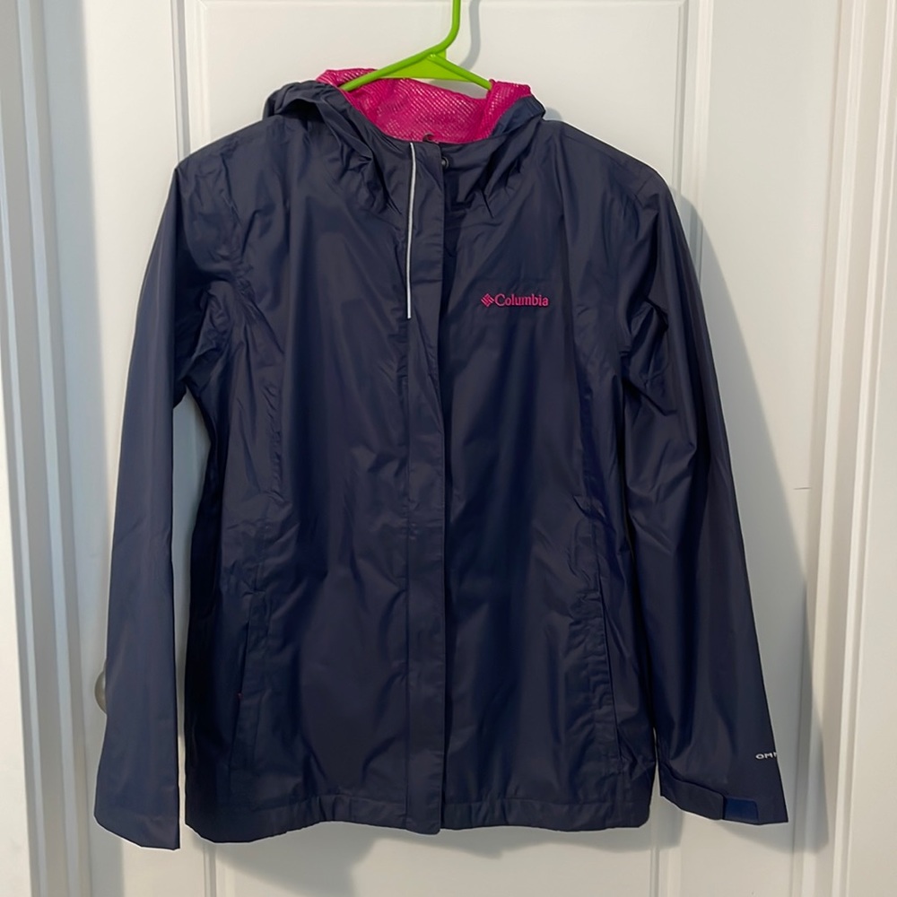 Girls like new Columbia rain jacket Size L (14/16)